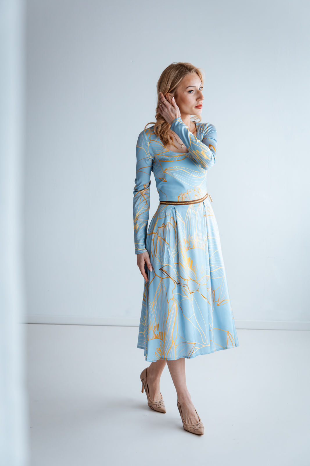 Zip-Off-Kleid langärmlig
